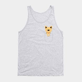 Cat Pocket Tank Top